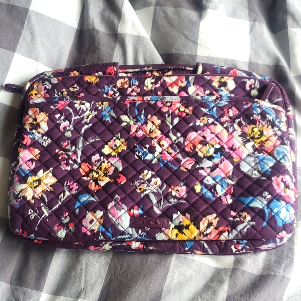 Vera Bradley Indiana Rose Laptop Bag